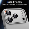 image:imageJETech Camera Lens Protector for iPhone 17 Pro Max Orange 1Pack  FullCoverage 9H Tempered Glass Matte Metal Finish CaseFriendly HD ClearSilver