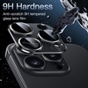 image:imageJETech Camera Lens Protector for iPhone 17 Pro Max Orange 1Pack  FullCoverage 9H Tempered Glass Matte Metal Finish CaseFriendly HD ClearSpace Black
