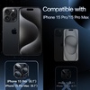 image:imageJETech Camera Lens Protector for iPhone 17 Pro Max Orange 1Pack  FullCoverage 9H Tempered Glass Matte Metal Finish CaseFriendly HD ClearSpace Black