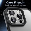 image:imageJETech Camera Lens Protector for iPhone 17 Pro Max Orange 1Pack  FullCoverage 9H Tempered Glass Matte Metal Finish CaseFriendly HD ClearWhite