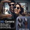 image:imageJETech Camera Lens Protector for iPhone 17 Pro17 Pro Max Orange 1 Set  9H Tempered Glass Metal Individual Ring Cover Easy Installation Tray HD ClearBlack