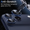 image:imageJETech Camera Lens Protector for iPhone 17 Pro17 Pro Max Orange 1 Set  9H Tempered Glass Metal Individual Ring Cover Easy Installation Tray HD ClearDeep Blue