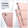 image:imageJETech Case Cover for Samsung Galaxy Tab A9 Plus 11 Black  Slim Translucent Back Design TriFold Stand Auto WakeSleep Lightweight Shockproof ProtectionRose Gold