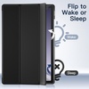 image:imageJETech Case Cover for Samsung Galaxy Tab A9 Plus 11 Black  Slim Translucent Back Design TriFold Stand Auto WakeSleep Lightweight Shockproof ProtectionBlack