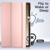 image:imageJETech Case Cover for Samsung Galaxy Tab A9 Plus 11 Black  Slim Translucent Back Design TriFold Stand Auto WakeSleep Lightweight Shockproof ProtectionRose Gold