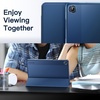 image:imageJETech Case Cover for Samsung Galaxy Tab A9 Plus 11 Black  Slim Translucent Back Design TriFold Stand Auto WakeSleep Lightweight Shockproof ProtectionNavy