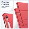 image:imageJETech Case Cover for Samsung Galaxy Tab S9 11 Black  Slim Translucent Back Design TriFold Stand Support S Pen Charging Auto WakeSleep Lightweight Shockproof ProtectionRed