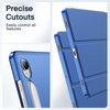 image:imageJETech Case Cover for Samsung Galaxy Tab S9 11 Black  Slim Translucent Back Design TriFold Stand Support S Pen Charging Auto WakeSleep Lightweight Shockproof ProtectionNavy