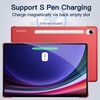 image:imageJETech Case Cover for Samsung Galaxy Tab S9 11 Black  Slim Translucent Back Design TriFold Stand Support S Pen Charging Auto WakeSleep Lightweight Shockproof ProtectionRed