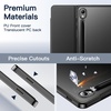 image:imageJETech Case Cover for Samsung Galaxy Tab S9 11 Black  Slim Translucent Back Design TriFold Stand Support S Pen Charging Auto WakeSleep Lightweight Shockproof ProtectionBlack