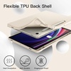 image:imageJETech Case Cover for Samsung Galaxy Tab S9 11 Black  Soft TPU Protection S Pen Holder TriFold Stand Supports S Pen Charging Auto WakeSleep Shockproof Lightweight DesignBeige