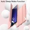 image:imageJETech Case Cover for Samsung Galaxy Tab S9 11 Black  Soft TPU Protection S Pen Holder TriFold Stand Supports S Pen Charging Auto WakeSleep Shockproof Lightweight DesignRose Gold
