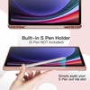 image:imageJETech Case Cover for Samsung Galaxy Tab S9 11 Black  Soft TPU Protection S Pen Holder TriFold Stand Supports S Pen Charging Auto WakeSleep Shockproof Lightweight DesignRose Gold