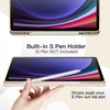 image:imageJETech Case Cover for Samsung Galaxy Tab S9 11 Black  Soft TPU Protection S Pen Holder TriFold Stand Supports S Pen Charging Auto WakeSleep Shockproof Lightweight DesignBeige