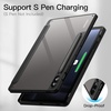 image:imageJETech Case Cover for Samsung Galaxy Tab S9 FE Plus Black  Clear Transparent Back S Pen Holder Slim Shockproof Protection TriFold Stand Auto WakeSleepBlack