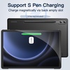 image:imageJETech Case Cover for Samsung Galaxy Tab S9 FE Plus Black  Slim Translucent Back Design TriFold Stand Support S Pen Charging Auto WakeSleep Lightweight Shockproof ProtectionBlack