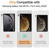 image:imageJETech Case Cover for Samsung Galaxy Tab S9 FE Plus Black  Soft TPU Protection S Pen Holder TriFold Stand Supports S Pen Charging Auto WakeSleep Shockproof Lightweight DesignSilver