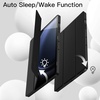 image:imageJETech Case Cover for Samsung Galaxy Tab S9 FE Plus Black  Soft TPU Protection S Pen Holder TriFold Stand Supports S Pen Charging Auto WakeSleep Shockproof Lightweight DesignBlack