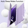 image:imageJETech Case Cover for Samsung Galaxy Tab S9 FE Plus Black  Soft TPU Protection S Pen Holder TriFold Stand Supports S Pen Charging Auto WakeSleep Shockproof Lightweight DesignLight Purple