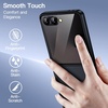 image:imageJETech Case for Samsung Galaxy Z Flip 7 Blue Shadow  Builtin Front Screen Protector Slim Hard PC Design Shockproof Protection AntiScratch FinishBlack