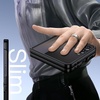 image:imageJETech Case for Samsung Galaxy Z Flip 7 Blue Shadow  Builtin Front Screen Protector Slim Hard PC Design Shockproof Protection AntiScratch FinishBlack