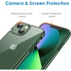 image:imageJETech Case for iPhone 13 AntiYellowing Clear  Shockproof Protection Scratch Resistant Hard PC Back Durable Transparent TPU BumperAlpine Green