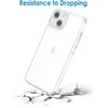 image:imageJETech Case for iPhone 13 AntiYellowing Clear  Shockproof Protection Scratch Resistant Hard PC Back Durable Transparent TPU BumperClear