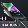 image:imageJETech Case for iPhone 14 AntiYellowing Clear  Shockproof Protection Scratch Resistant Hard PC Back Durable Transparent TPU BumperBlack