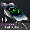 image:imageJETech Case for iPhone 14 AntiYellowing Clear  Shockproof Protection Scratch Resistant Hard PC Back Durable Transparent TPU BumperBlack