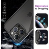 image:imageJETech Case for iPhone 14 AntiYellowing Clear  Shockproof Protection Scratch Resistant Hard PC Back Durable Transparent TPU BumperBlack