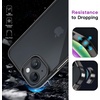 image:imageJETech Case for iPhone 14 AntiYellowing Clear  Shockproof Protection Scratch Resistant Hard PC Back Durable Transparent TPU BumperBlack
