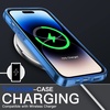 image:imageJETech Case for iPhone 14 AntiYellowing Clear  Shockproof Protection Scratch Resistant Hard PC Back Durable Transparent TPU BumperBlue