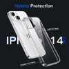 image:imageJETech Case for iPhone 14 AntiYellowing Clear  Shockproof Protection Scratch Resistant Hard PC Back Durable Transparent TPU BumperClear