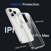 image:imageJETech Case for iPhone 14 AntiYellowing Clear  Shockproof Protection Scratch Resistant Hard PC Back Durable Transparent TPU BumperClear