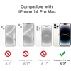 image:imageJETech Case for iPhone 14 AntiYellowing Clear  Shockproof Protection Scratch Resistant Hard PC Back Durable Transparent TPU BumperDeep Purple
