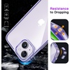 image:imageJETech Case for iPhone 14 AntiYellowing Clear  Shockproof Protection Scratch Resistant Hard PC Back Durable Transparent TPU BumperDeep Purple