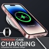 image:imageJETech Case for iPhone 14 AntiYellowing Clear  Shockproof Protection Scratch Resistant Hard PC Back Durable Transparent TPU BumperRose Gold