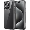 image:imageJETech Case for iPhone 15 AntiYellowing Clear  Shockproof Protection Scratch Resistant Hard PC Back Durable Transparent TPU BumperBlack