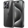 image:imageJETech Case for iPhone 15 AntiYellowing Clear  Shockproof Protection Scratch Resistant Hard PC Back Durable Transparent TPU BumperBlack