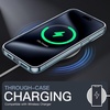 image:imageJETech Case for iPhone 15 AntiYellowing Clear  Shockproof Protection Scratch Resistant Hard PC Back Durable Transparent TPU BumperBlue