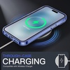 image:imageJETech Case for iPhone 15 AntiYellowing Clear  Shockproof Protection Scratch Resistant Hard PC Back Durable Transparent TPU BumperDark Blue