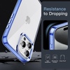 image:imageJETech Case for iPhone 15 AntiYellowing Clear  Shockproof Protection Scratch Resistant Hard PC Back Durable Transparent TPU BumperDark Blue