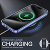 image:imageJETech Case for iPhone 15 AntiYellowing Clear  Shockproof Protection Scratch Resistant Hard PC Back Durable Transparent TPU BumperDark Blue