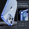 image:imageJETech Case for iPhone 15 AntiYellowing Clear  Shockproof Protection Scratch Resistant Hard PC Back Durable Transparent TPU BumperDark Blue