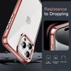 image:imageJETech Case for iPhone 15 AntiYellowing Clear  Shockproof Protection Scratch Resistant Hard PC Back Durable Transparent TPU BumperRose Gold