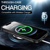 image:imageJETech Case for iPhone 16 AntiYellowing Clear  Shockproof Protection Scratch Resistant Hard PC Back Durable Transparent TPU BumperBlack