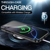image:imageJETech Case for iPhone 16 AntiYellowing Clear  Shockproof Protection Scratch Resistant Hard PC Back Durable Transparent TPU BumperBlack