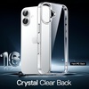 image:imageJETech Case for iPhone 16 AntiYellowing Clear  Shockproof Protection Scratch Resistant Hard PC Back Durable Transparent TPU BumperClear