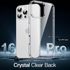 image:imageJETech Case for iPhone 16 AntiYellowing Clear  Shockproof Protection Scratch Resistant Hard PC Back Durable Transparent TPU BumperClear