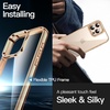 image:imageJETech Case for iPhone 16 AntiYellowing Clear  Shockproof Protection Scratch Resistant Hard PC Back Durable Transparent TPU BumperDesert